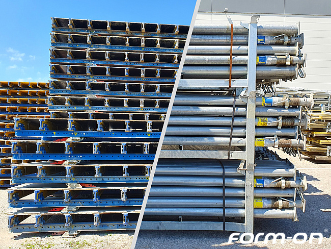 Doka - Deckenschalung - Dokamatic-Tisch 2,00x5,00 21mm MS-R & Doka Eurex 30 Eco 450