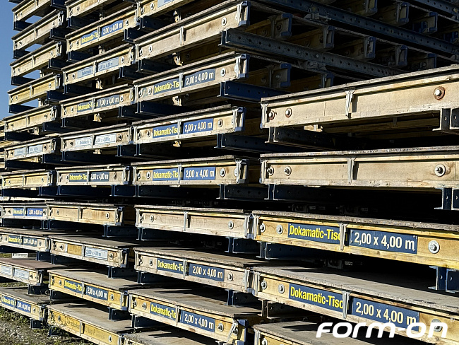 Doka - Deckenschalung - Dokamatic-Tisch 2,00x4,00 m | clevere 4-LDM-Einheit für Schnellschaler
