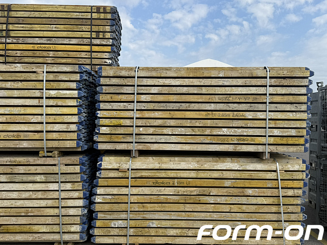Doka - Schalungsträger - H20 Trägerpaket – gebrauchte Schalungsträger in 1,95 m, 2,65 m & 4,50 m