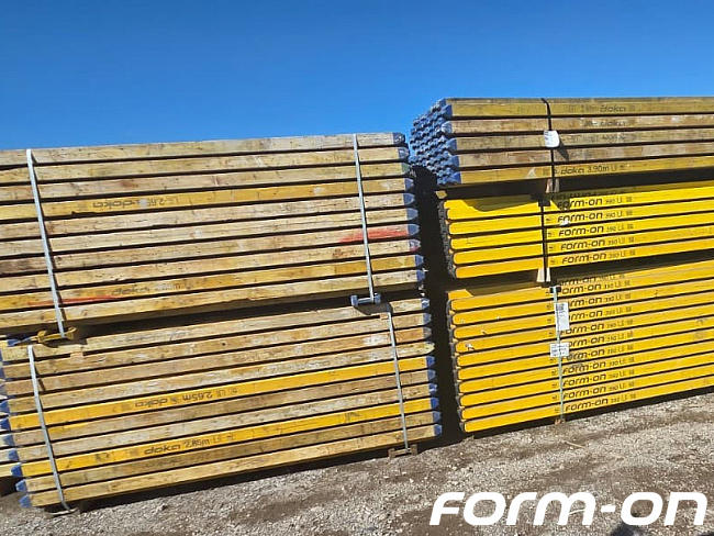 Doka - Schalungsträger - H20 Träger gebraucht kaufen – 3.146 lfm H20 Schalungsträger & Form-on smartBEAMplus