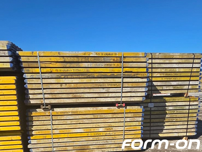 Doka - Schalungsträger - H20 Träger gebraucht kaufen – 3.146 lfm H20 Schalungsträger & Form-on smartBEAMplus