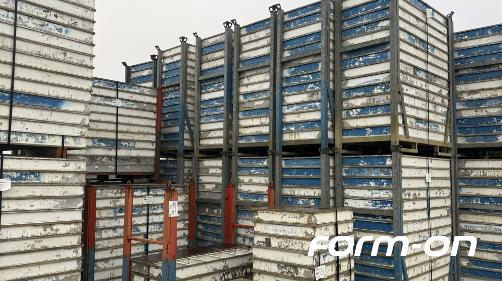 Faresin -  - Faresin Alufort Deckenschalung – 488 m² Aluminium-Deckenschalung gebraucht inkl. Paletten